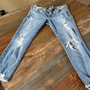 Silver Jean's, Suki Skinny Crop Jean's